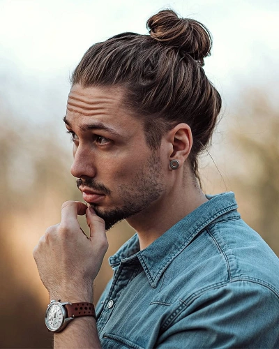 Slicked Back Top Knot