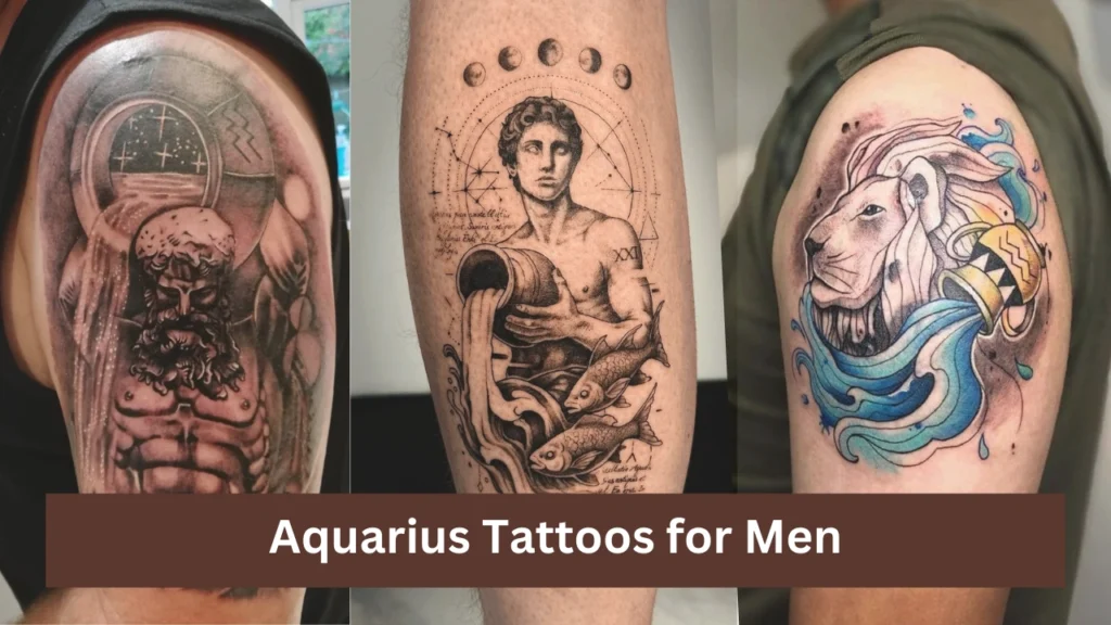 Aquarius Tattoos for Men