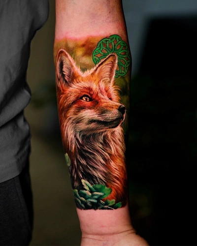 Fox Tattoo for Men