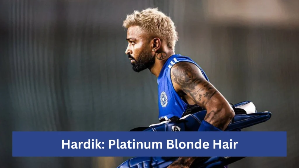 Hardik: Platinum Blonde Hair