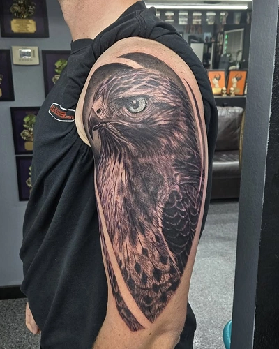 Hawk Tattoo for Men