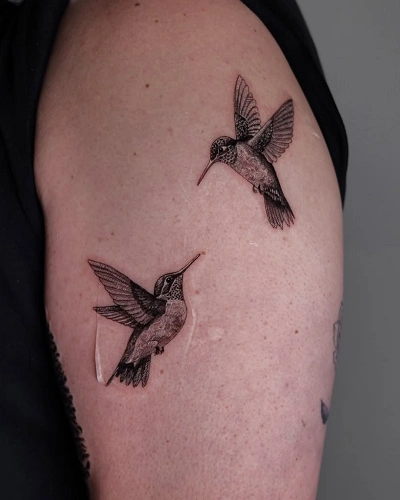 Hummingbird Tattoo for Men