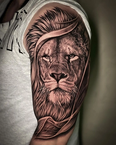 Lion Tattoo for Men