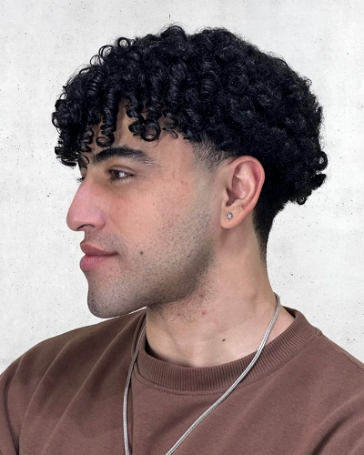 Low Fade Curly Top