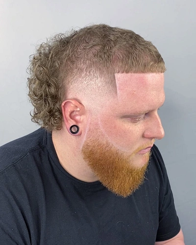 Messy Grunge Skullet Haircut