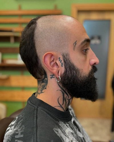 Minimalist Clean Skullet Haircut