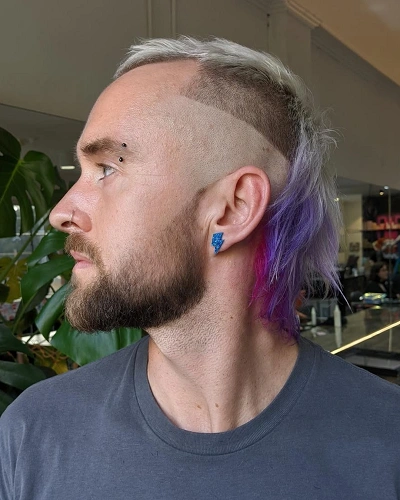 Punk Inspired Shaved Skullet