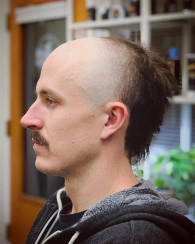 Retro 90s Skullet Haircut