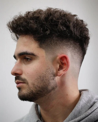 Short Curly Undercut