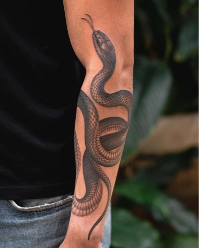 Snake Tattoo for Men