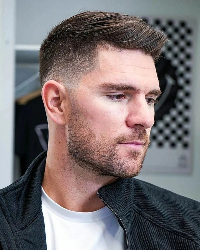 Ivy League Cut + Balanced Stubble Beard