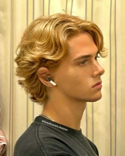 Layered Long Flow Haircut for Men