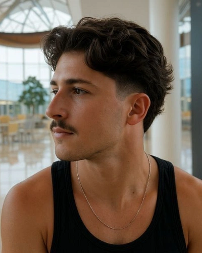 Medium Tapered Flow Haircut for Men