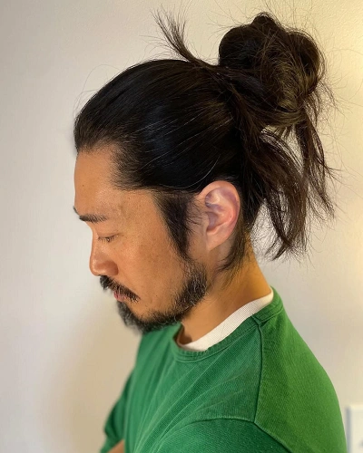 Old Samurai Haircut for Men