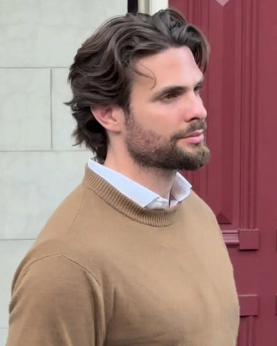 Slick Back Flow Haircut for Men