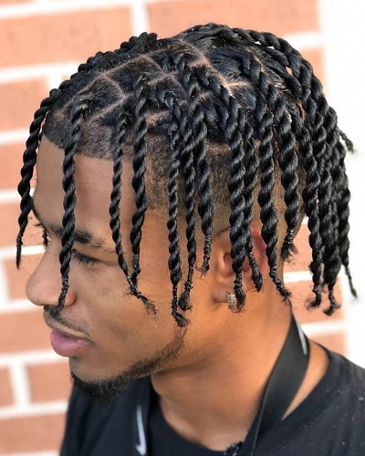 Two Strand Twists for Men