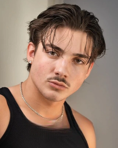 Wet Look Slick Bangs